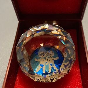 Swarovski horoscope ball for “The Twins”